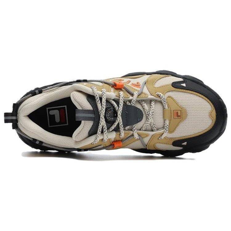 Fluid 4 Low Shoes "Tan White Black"