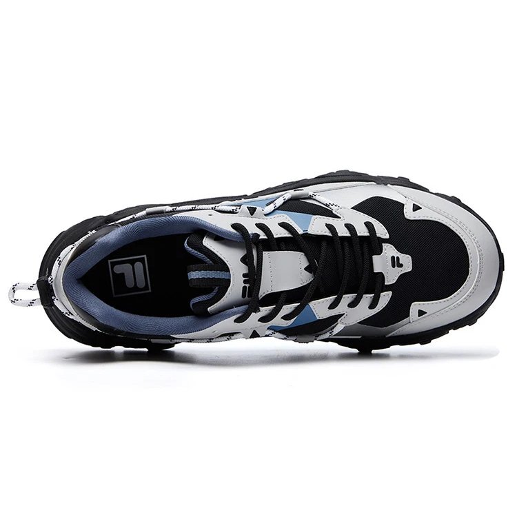 Fluid Low Tops Black Gray Blue