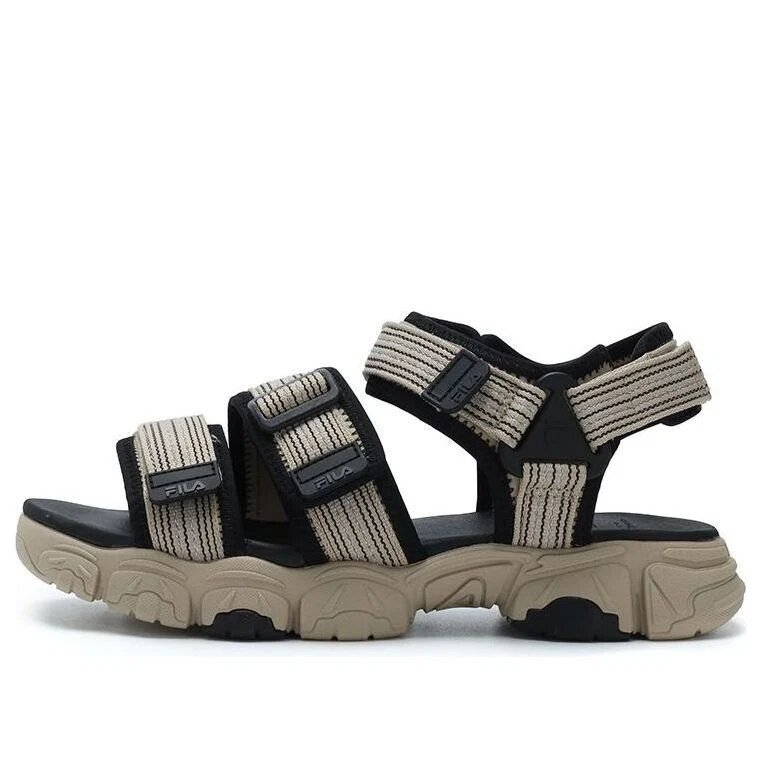 Fluid Sandal "Black Brown"