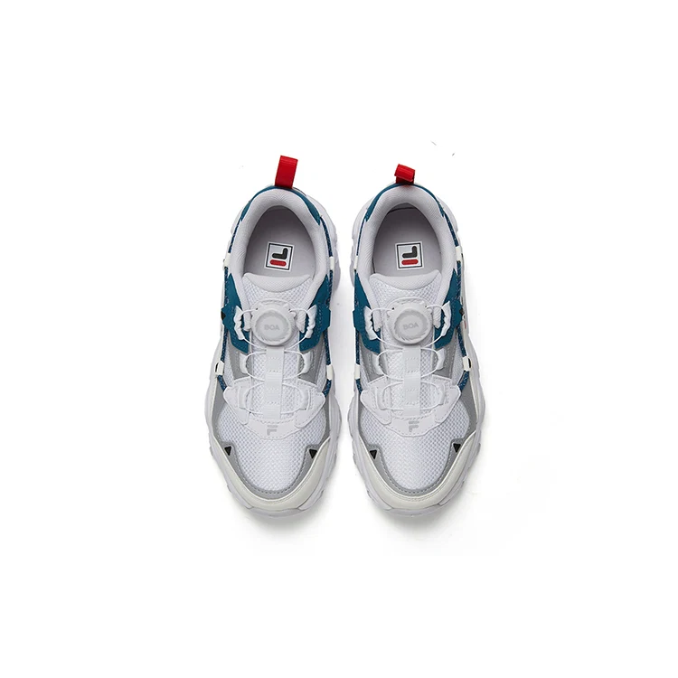 Fluid Sneakers "White Grey Teal"