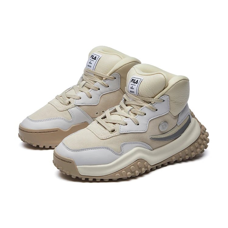 FM-2 x Mihara Sneakers "Beige White"