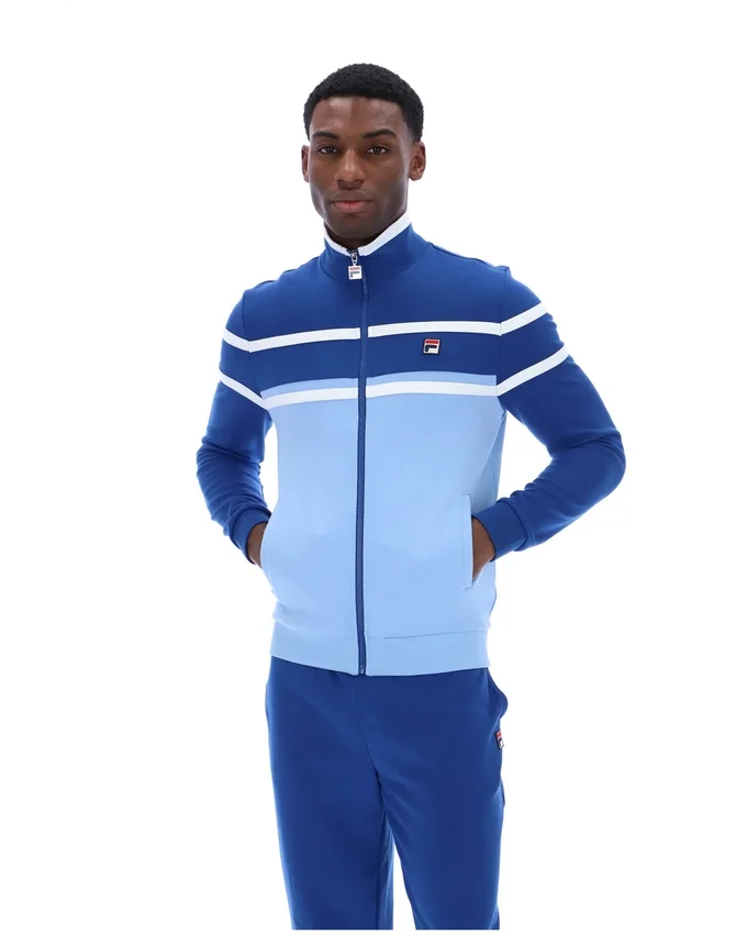 Frozen Fjord Giovanni Contrast Panels Track Top