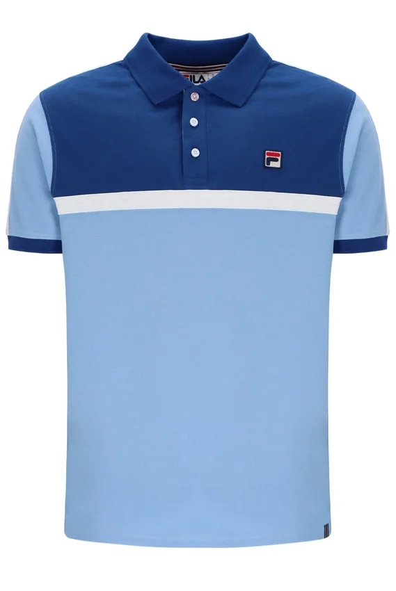 Frozen Fjord Mattia Contrast Panel Polo Shirt