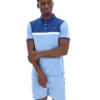 Frozen Fjord Mattia Contrast Panel Polo Shirt