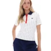 Gardenia Bai Fitted BB1 Pinstripe Polo