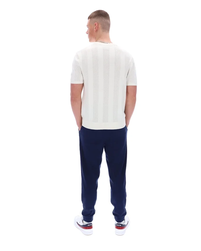 Gardenia Corrado Knitted Panel Tee