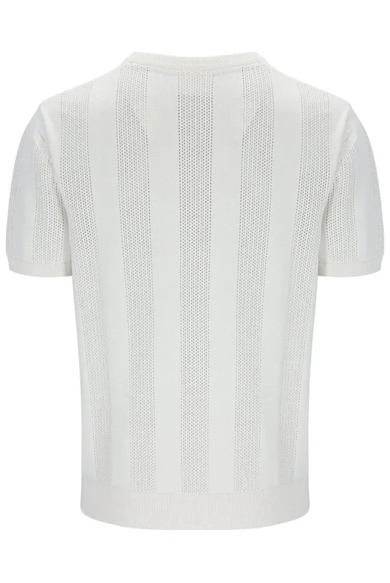 Gardenia Corrado Knitted Panel Tee