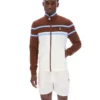 Gardenia Giovanni Contrast Panels Track Top