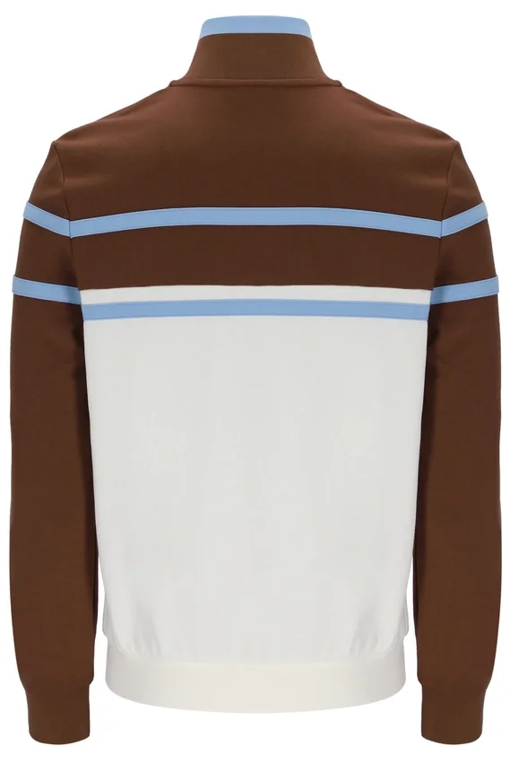 Gardenia Giovanni Contrast Panels Track Top