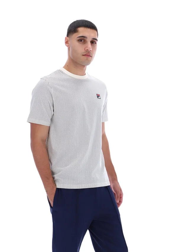 Gardenia Nilo Printed Pinstripe T-Shirt
