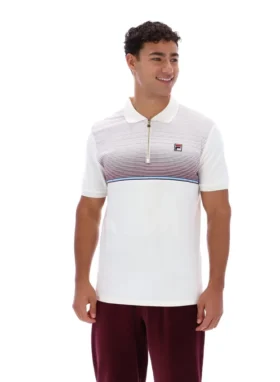 Gardenia Paco Zip Up Velour Polo