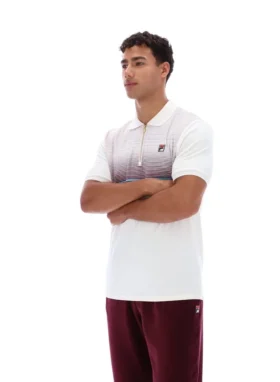 Gardenia Paco Zip Up Velour Polo
