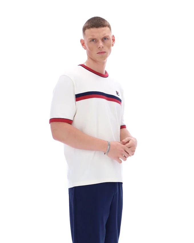 Gardenia Rosario Tee with Terry Stripes