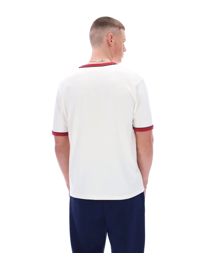 Gardenia Rosario Tee with Terry Stripes
