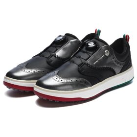 GF Derby Skate Shoes “Black Silver”