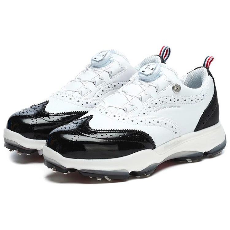 GF Oxford Spike Sneakers "White Black"