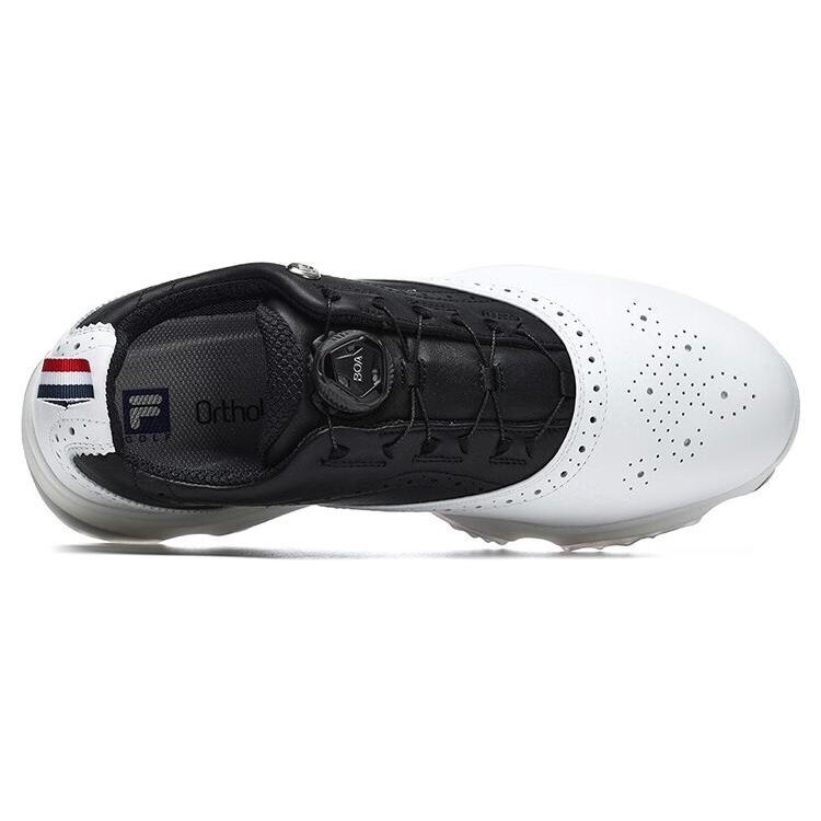 Golf Oxford Spike Sneakers "White Black"