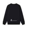 Graphic Print Pullover "Black"