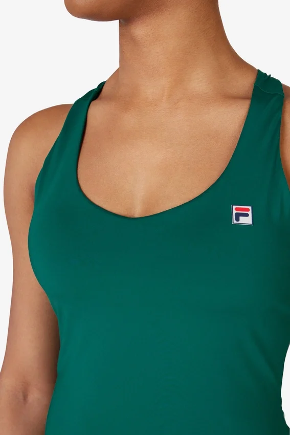 Green Tennis Racerback Top