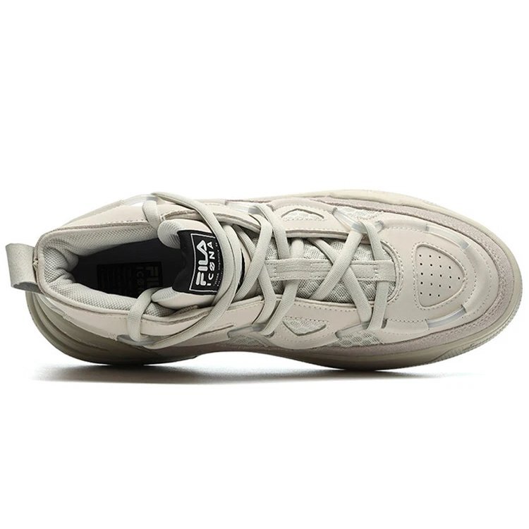 High Top Retro Basketball Shoes Gray