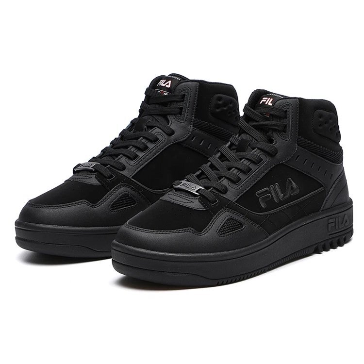 High Top Retro Shoes "Black"