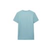 Hollow Out Subject Printing Short Sleeve Green