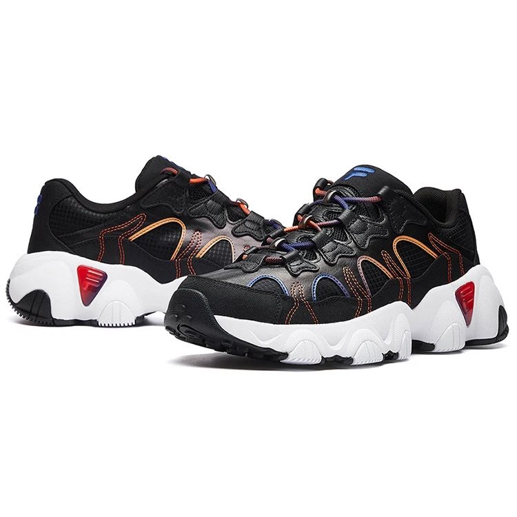 Jagger Retro Running Shoes Black/Orange