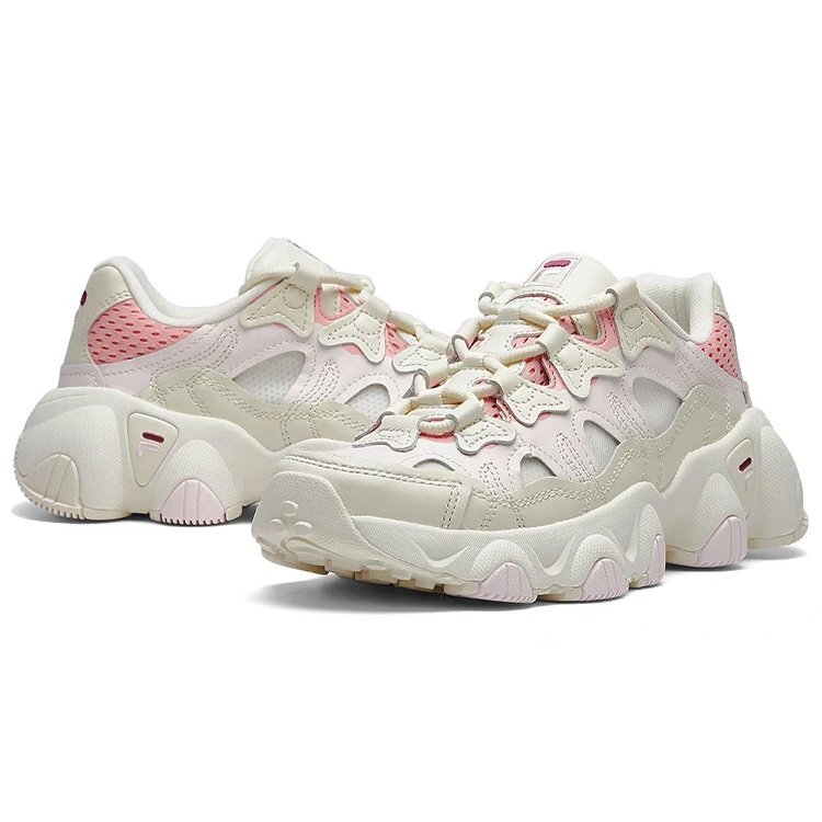 Jagger Retro Running Shoes White/Pink
