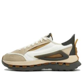 KM Athletic Shoes "White Beige Green"