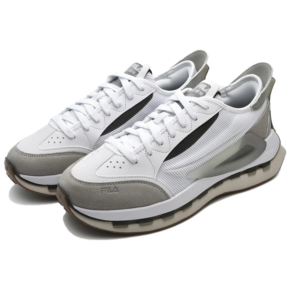 KM Athletic Shoes "White Grey"