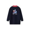 Knitted Coat "Navy Red"