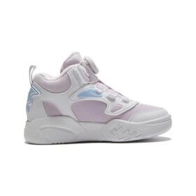 Lifestyle High-Top Basketball Shoes “White Pink Blue”