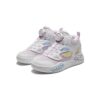 Lifestyle High-Top Basketball Shoes "White Pink Blue"