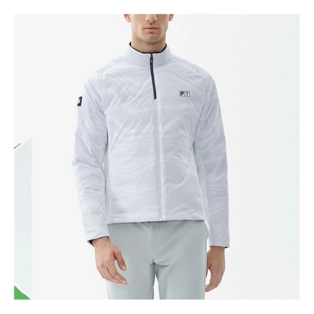 Lightweight Warm Golf Logo Down Jacket "White"