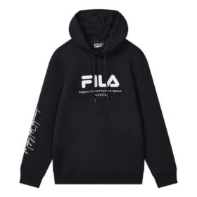 Logo Graphic Hoodie "Black White"