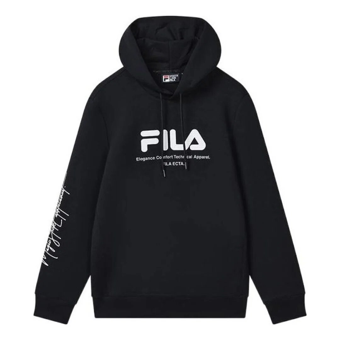 Logo Graphic Hoodie "Black White"