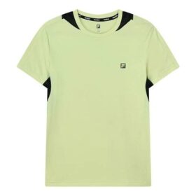 Logo Letter Printing Round Collar Male Yellow