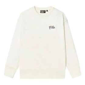 Logo Print Sweater "White"