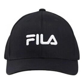 Logo Printed Cap "Black White"