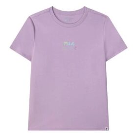 Logo Printing Casual Sports Short Sleeve Purple