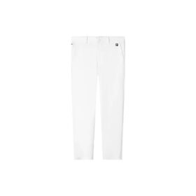 Logo Straight-leg Causual Pant Male White