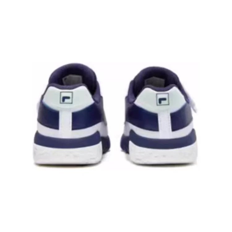Low-Top Basketball Shoes "White Navy"