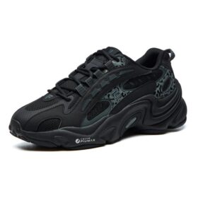 Low-Top Running Shoes Leopard Print For Black/Green