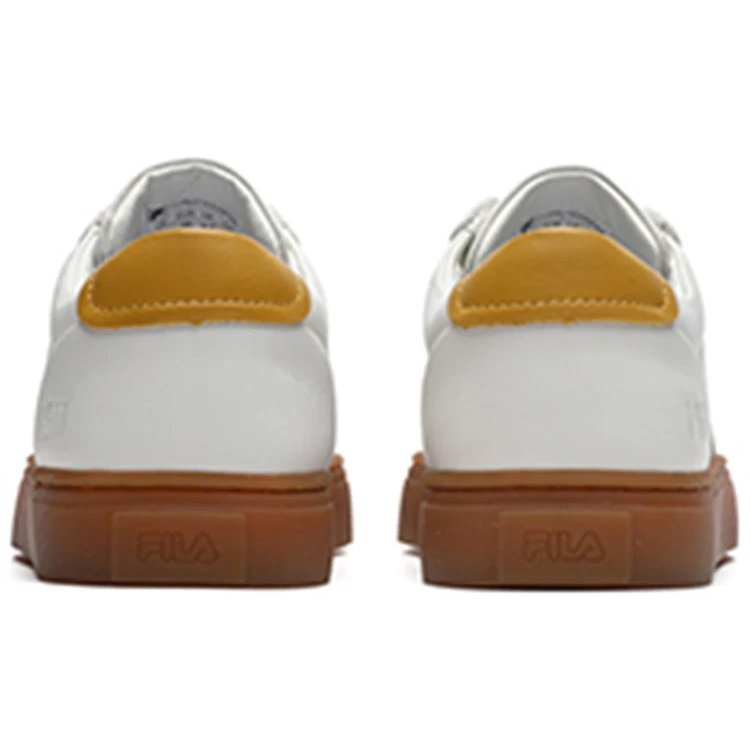Low-Top Sneakers White/Coffee