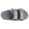 Lucia Fashion Slides "Grey White"