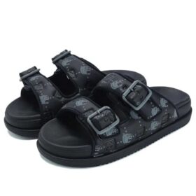 Lucia Sandals “Black Teal”