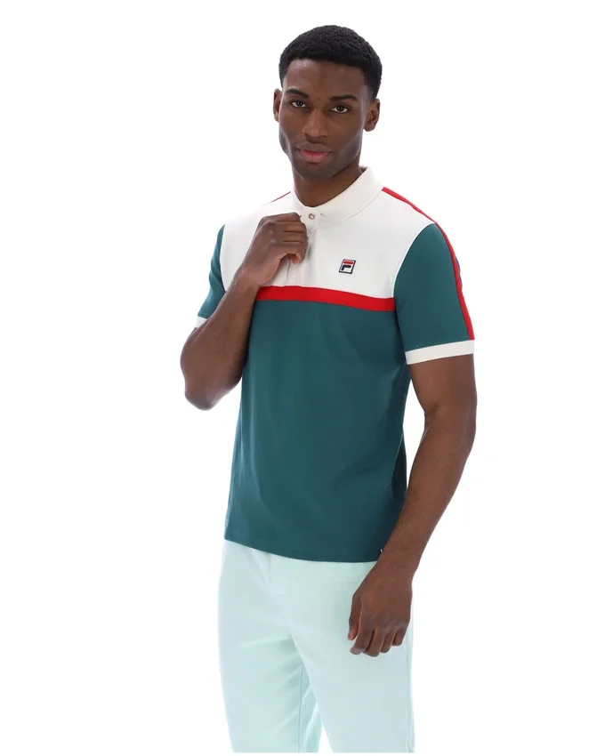 Mediterranea Mattia Contrast Panel Polo Shirt