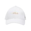 Men"s FILA Logo Casual White Baseball Cap