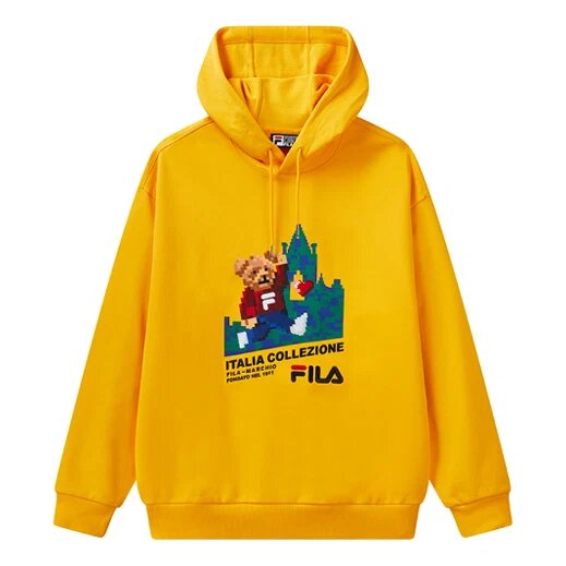 Men"s FILA Sports Pullover Yellow