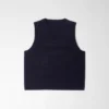 Midnight Blue Cropped Knit Vest